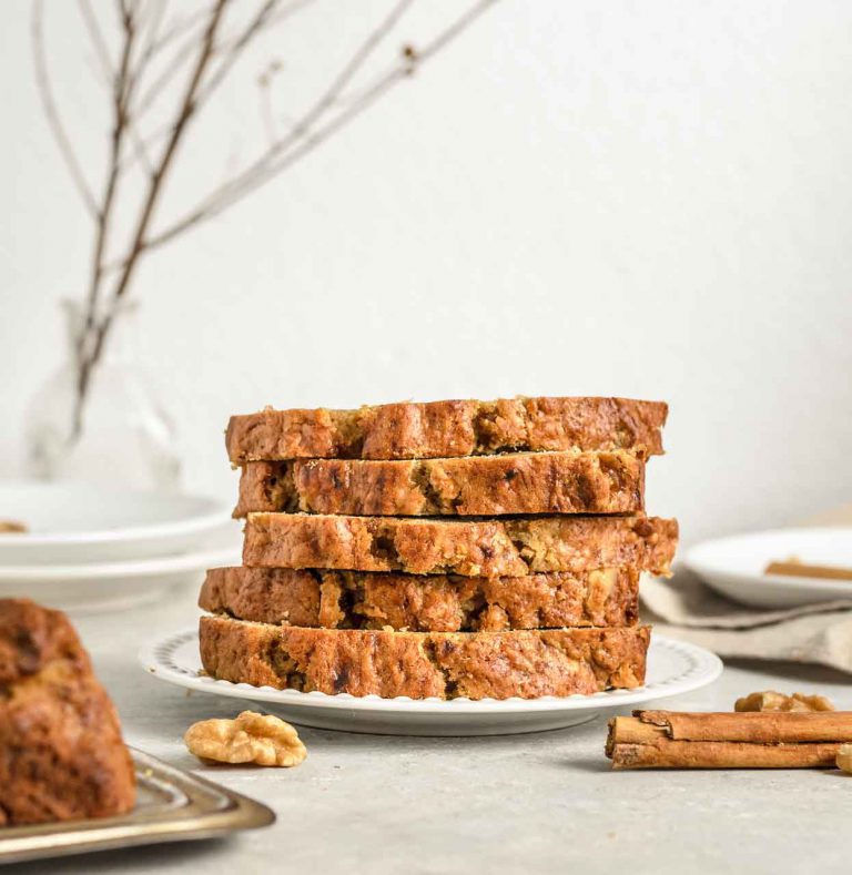 Rum Banana Bread with Guava and Nuts