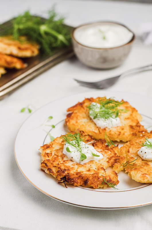 Fritters with sauerkraut, rice and onion
